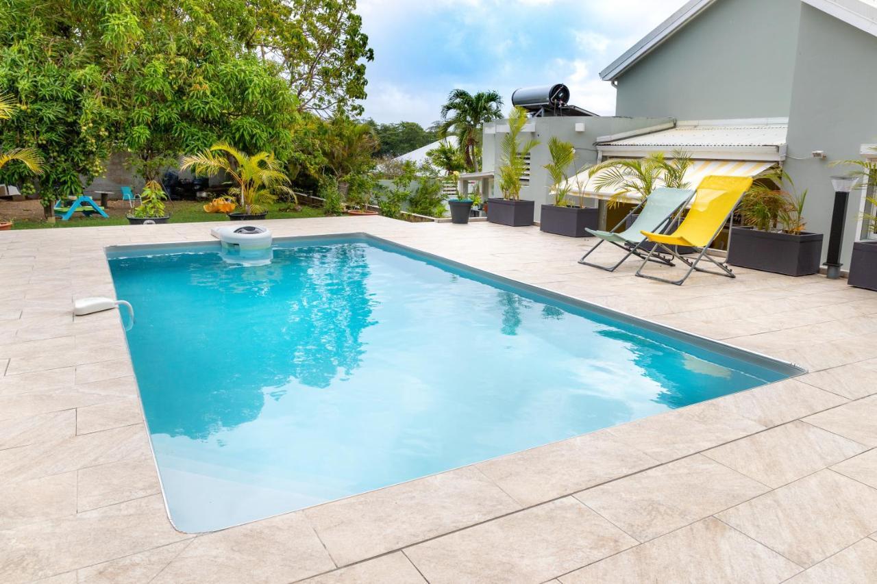 Villa L'Artist En Bord De Mer Avec Piscine Privee Sainte-Rose Buitenkant foto