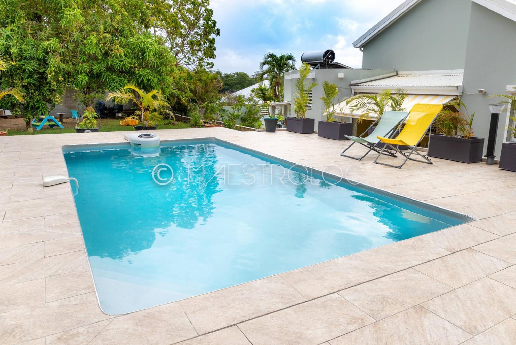 Villa L'Artist En Bord De Mer Avec Piscine Privee Sainte-Rose Buitenkant foto